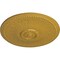 Ekena Millwork Bailey Ceiling Medallion (Fits Canopies up to 4"), Hand-Painted Iridescent Gold, 18 1/8"OD x 3/4"P CM19BIIGS - alternate 3